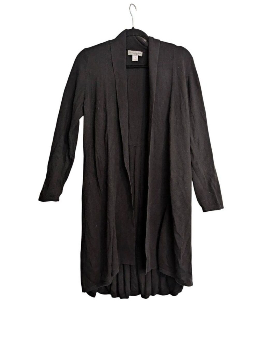 Christopher & Banks Black Long Cardigan Sweater